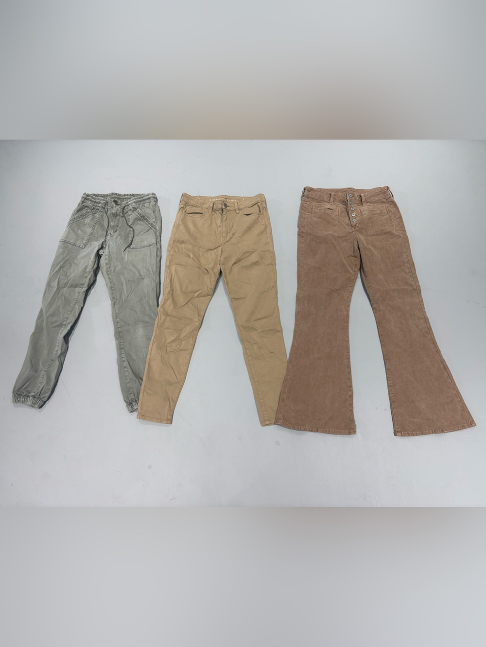 Bundle American Eagle Fall Neutral Pants Skinny Bootcut Jogger